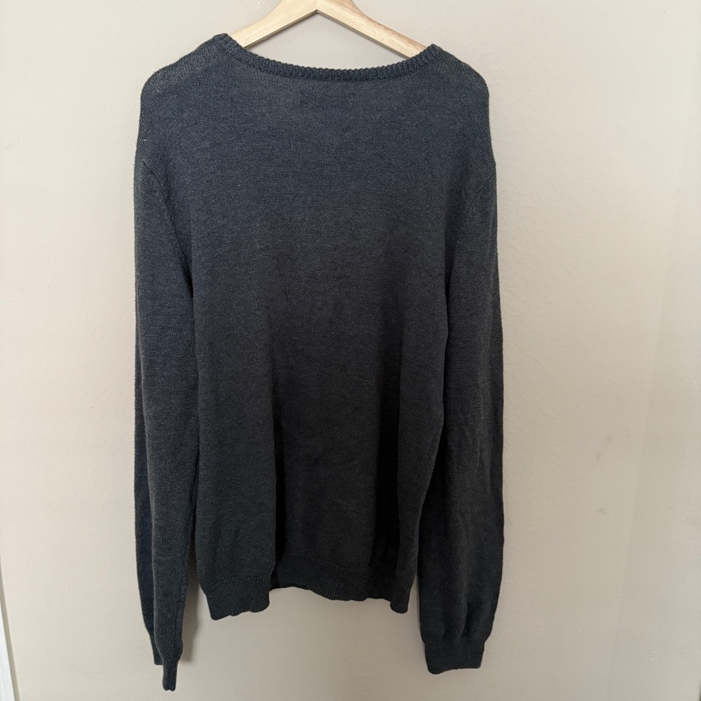 Aeropostale Mens L “Rollin With My Gnomies" Grey Sweater - Crew Neck Christmas - Picture 2 of 6